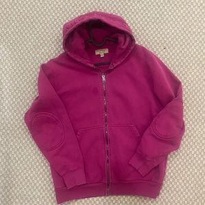 BURBERRY FUSCHIA HOODIE W/ EMBROIDERY